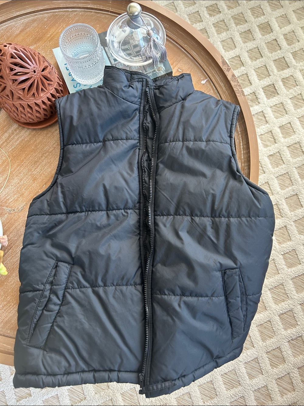 Big Chill Black Quilted Puffer Vest